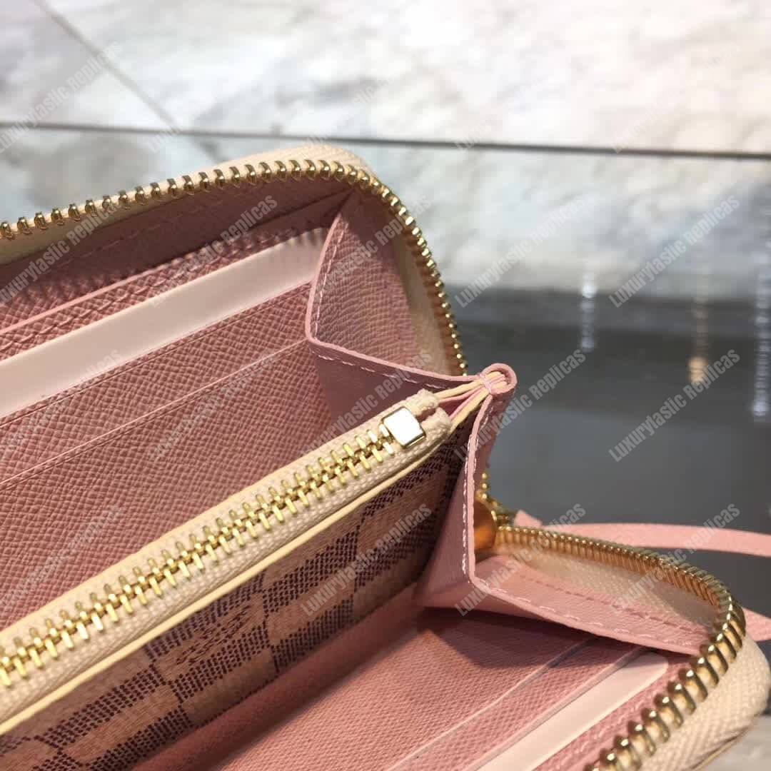 LV Clemence Wallet Damier Azur Canvas
