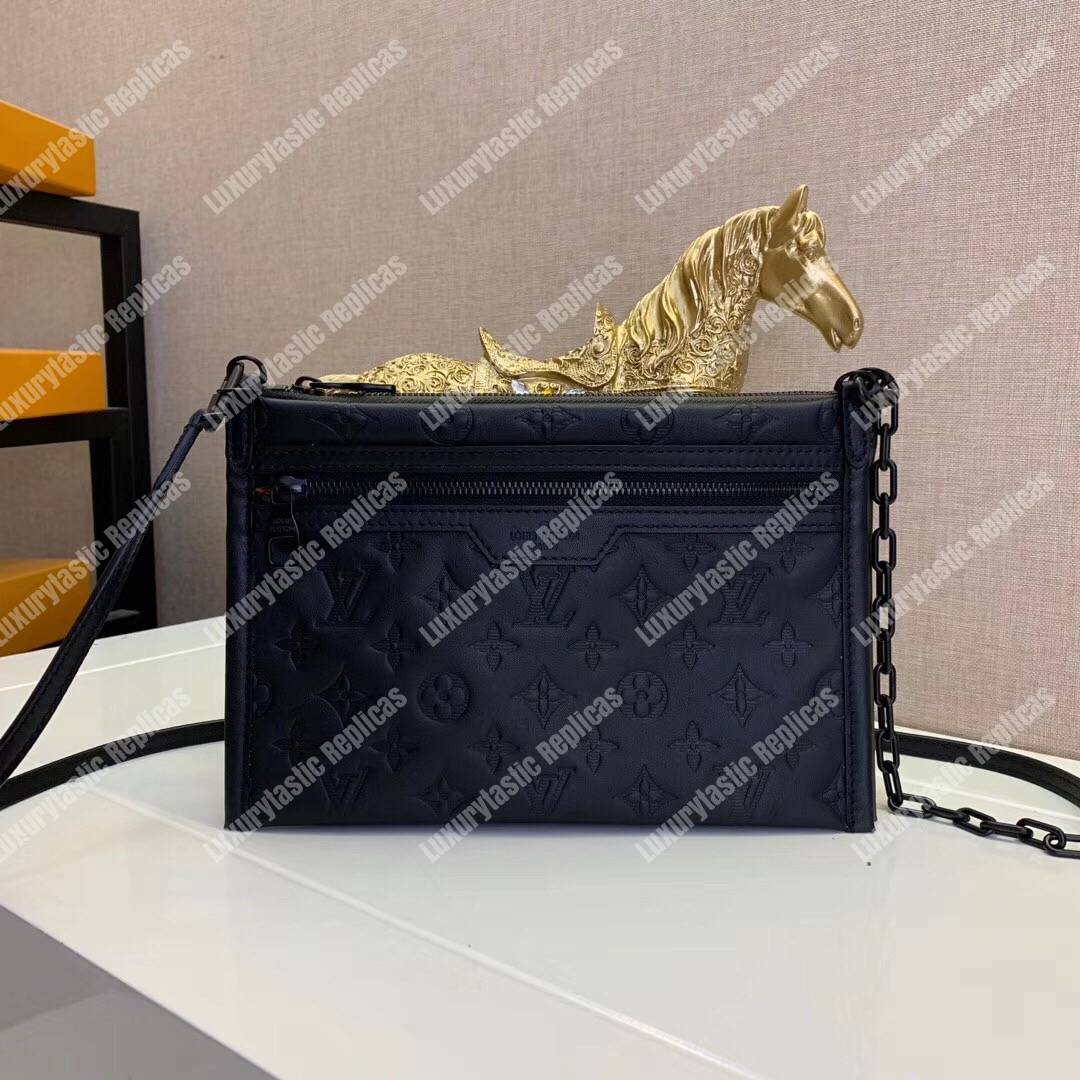 LV Double Flat Messenger Monogram Shadow