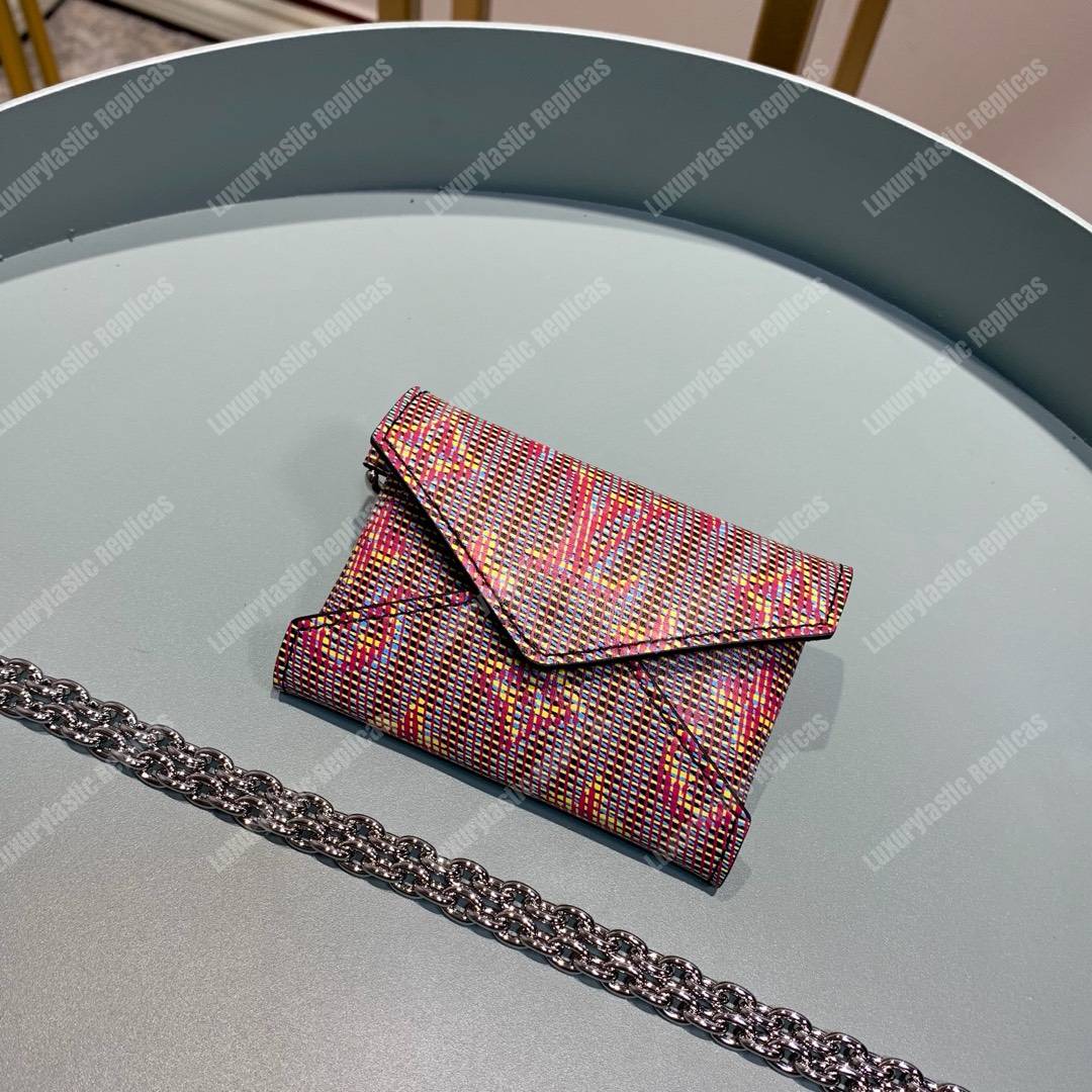 LV Kirigami Necklace Wallet Monogram LV Pop Motif Rouge