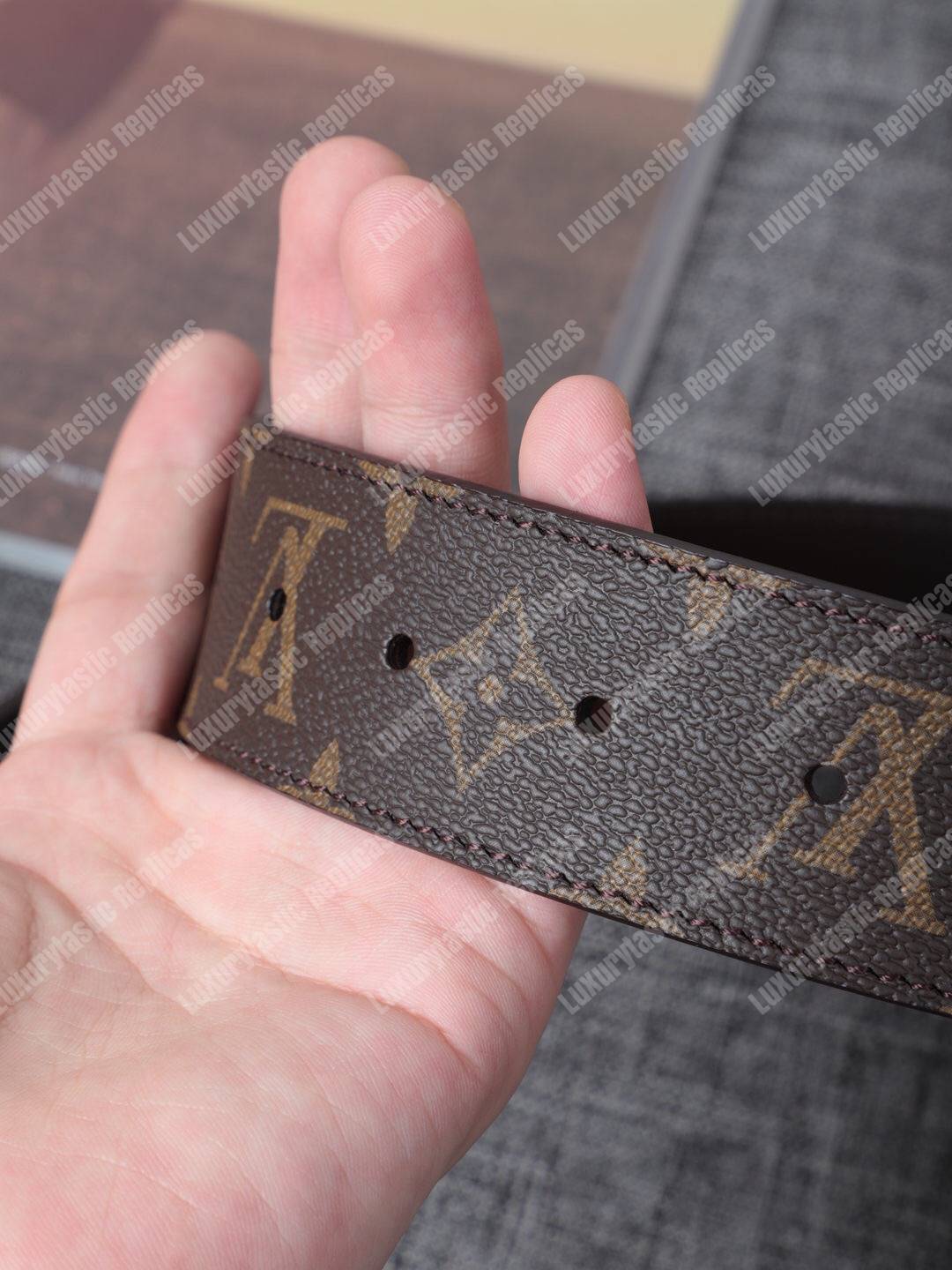 LV Line 40mm Reversible Monogram Belt