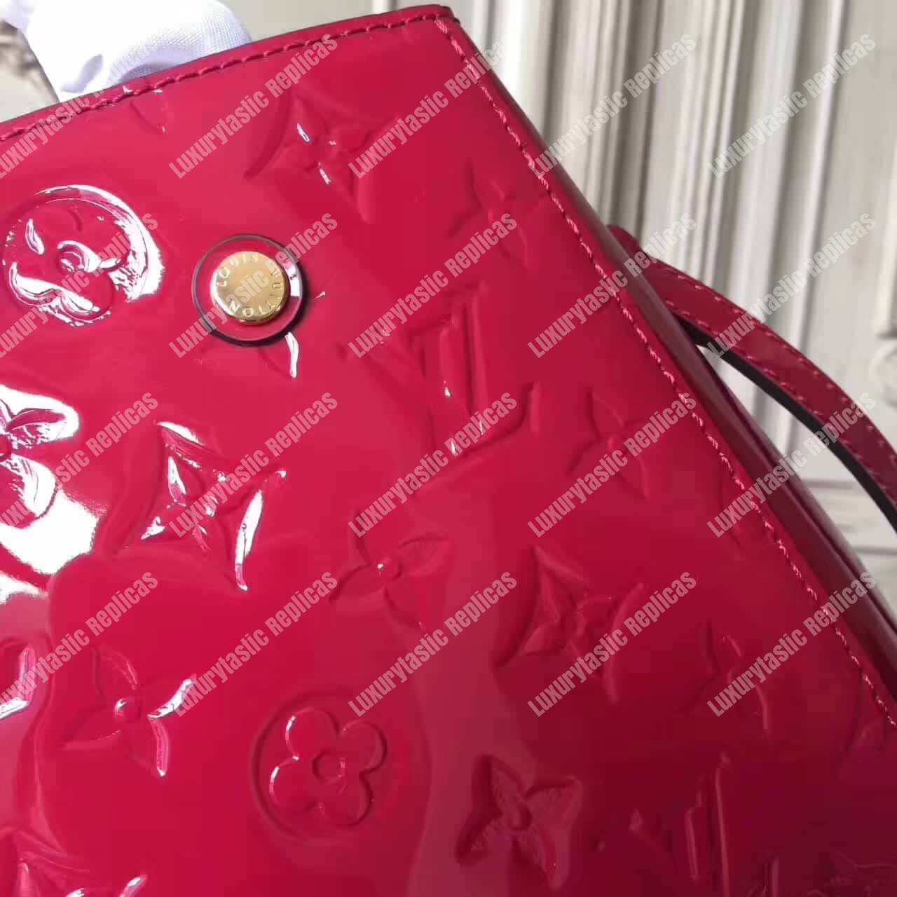 LV Montaigne BB Tote Bag Monogram Vernis