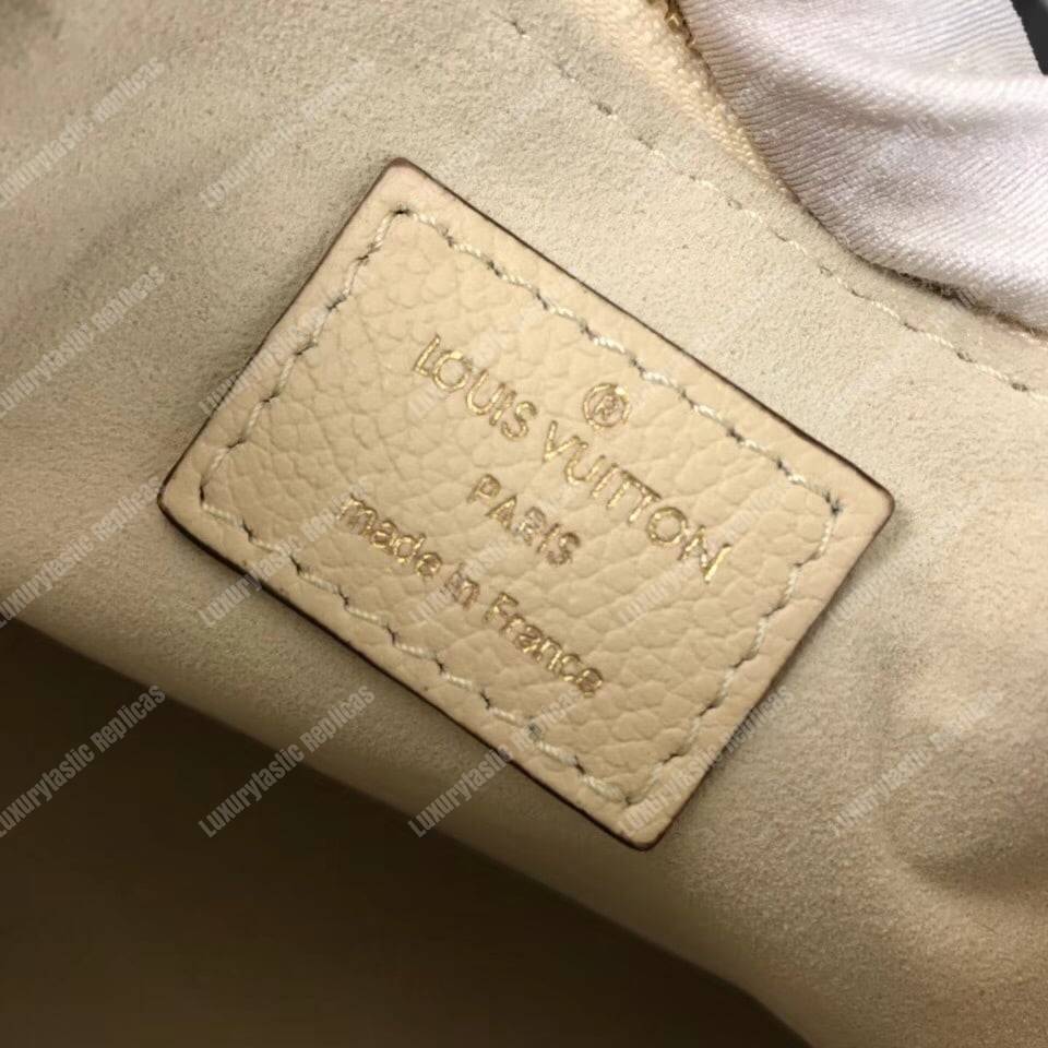 LV Surene BB Monogram Empreinte Leather Creme