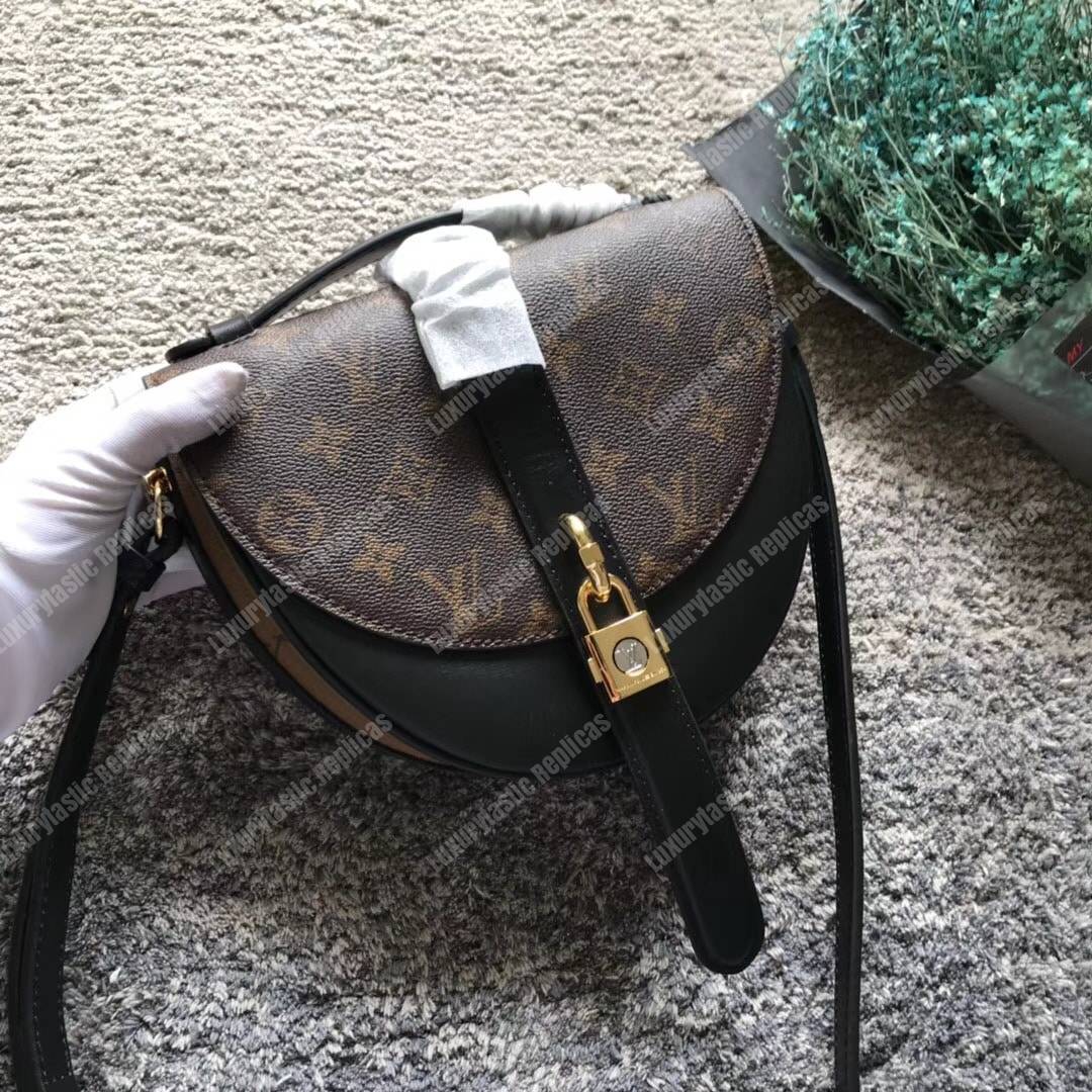 LV Chantilly Lock Monogram Noir
