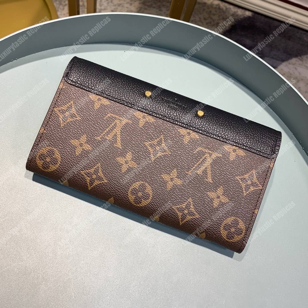 LV Pallet Wallet Monogram Taurillon Leather Noir
