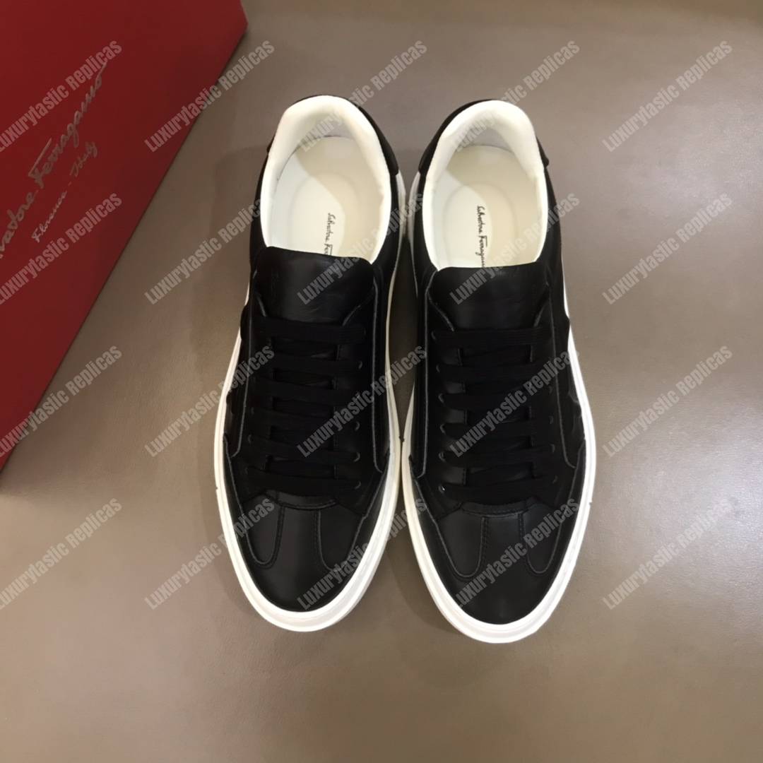 Salvatore Ferragamo Gancini Sneaker Shoe Black
