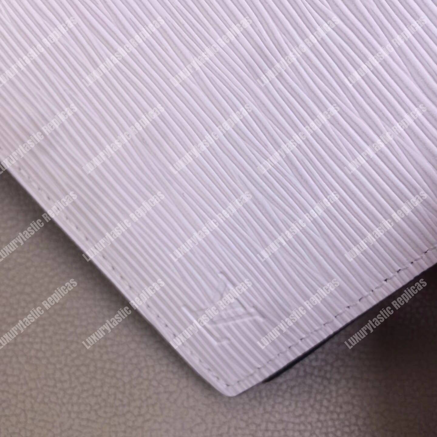 LV Patchwork Multiple Wallet Epi Leather Gray