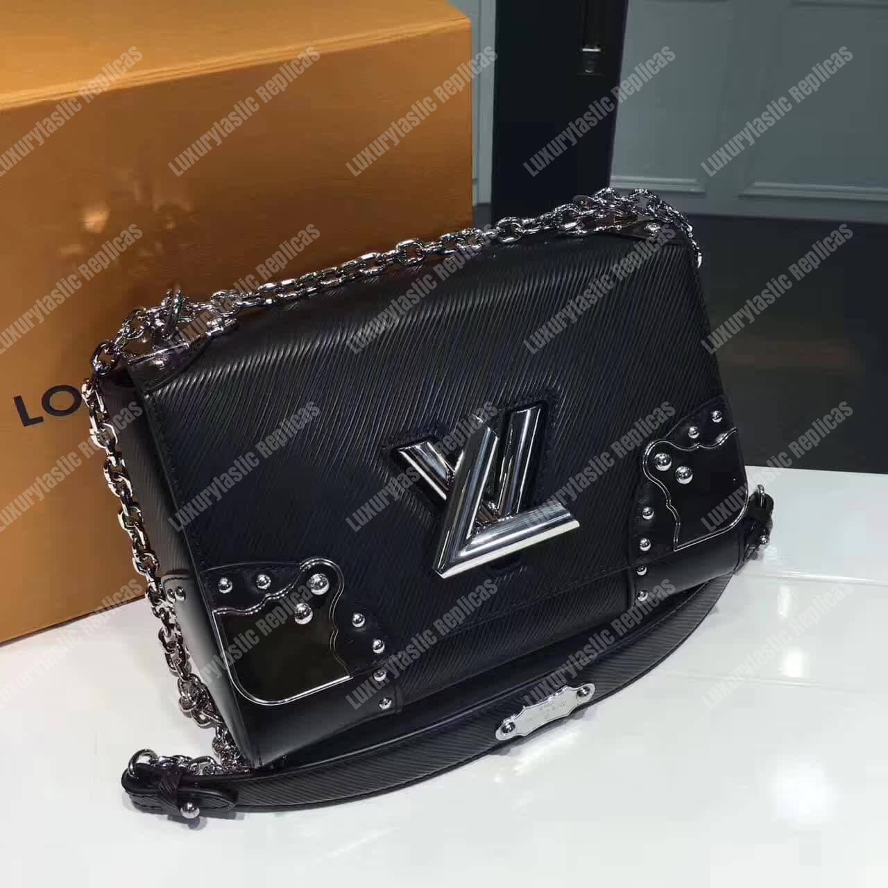 Twist MM Bag Epi Leather Noir