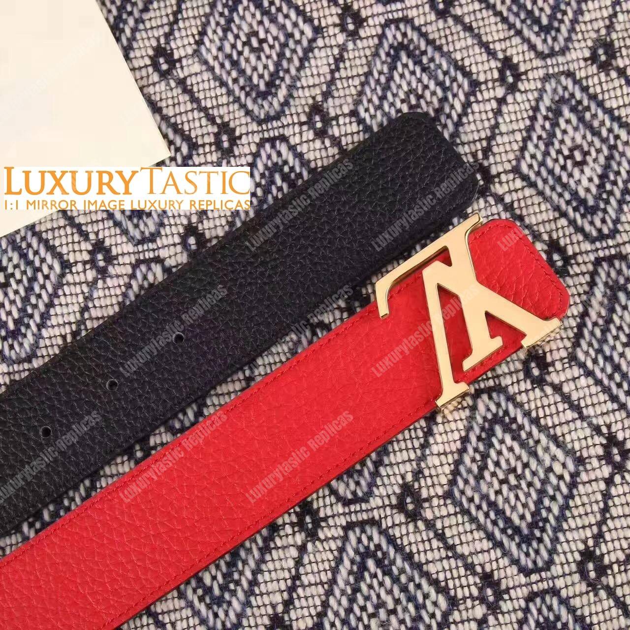 LV Initiales 40MM Reversible Leather Belt