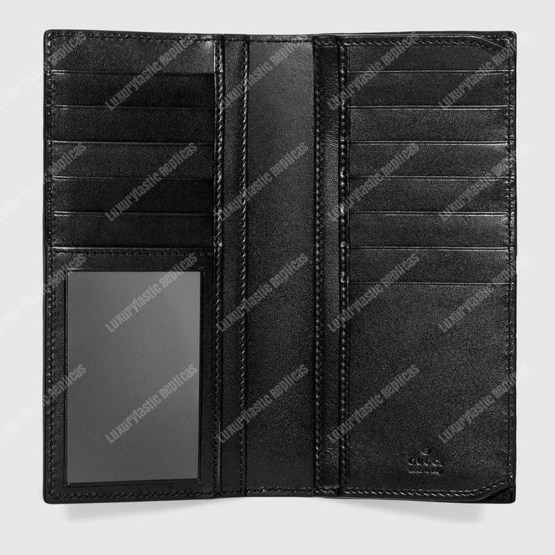 G*u*i gg signature long wallet black