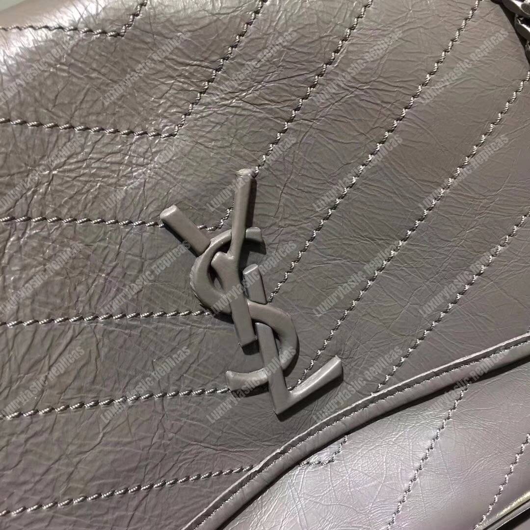 Saint Laurent Niki Medium Fog Vintage