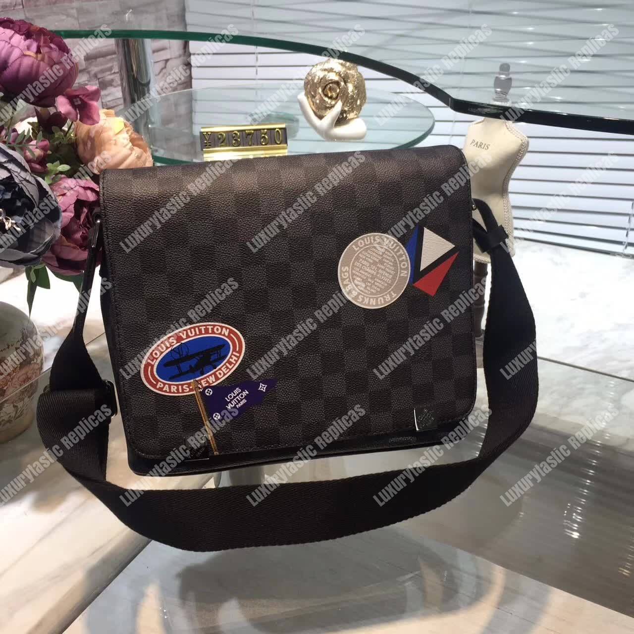 LV District PM Bag Damier Cobalt Canvas Spring Summer 2017