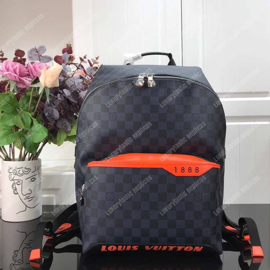 LV Damier Cobalt Race Discovery Backpack PM