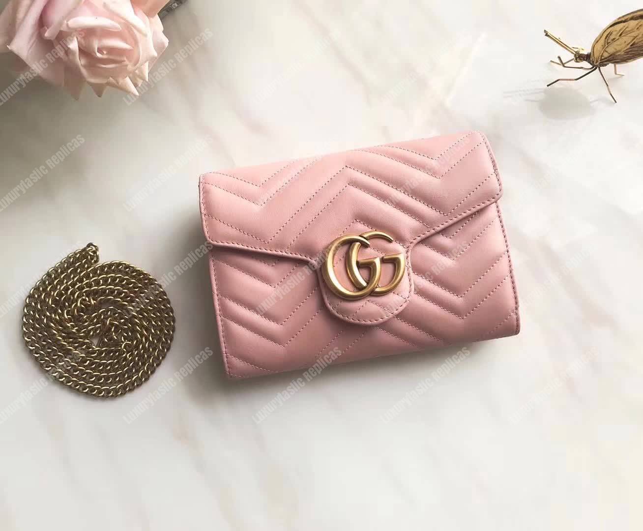 G*u*i gg marmont matelasse mini bag magnolia