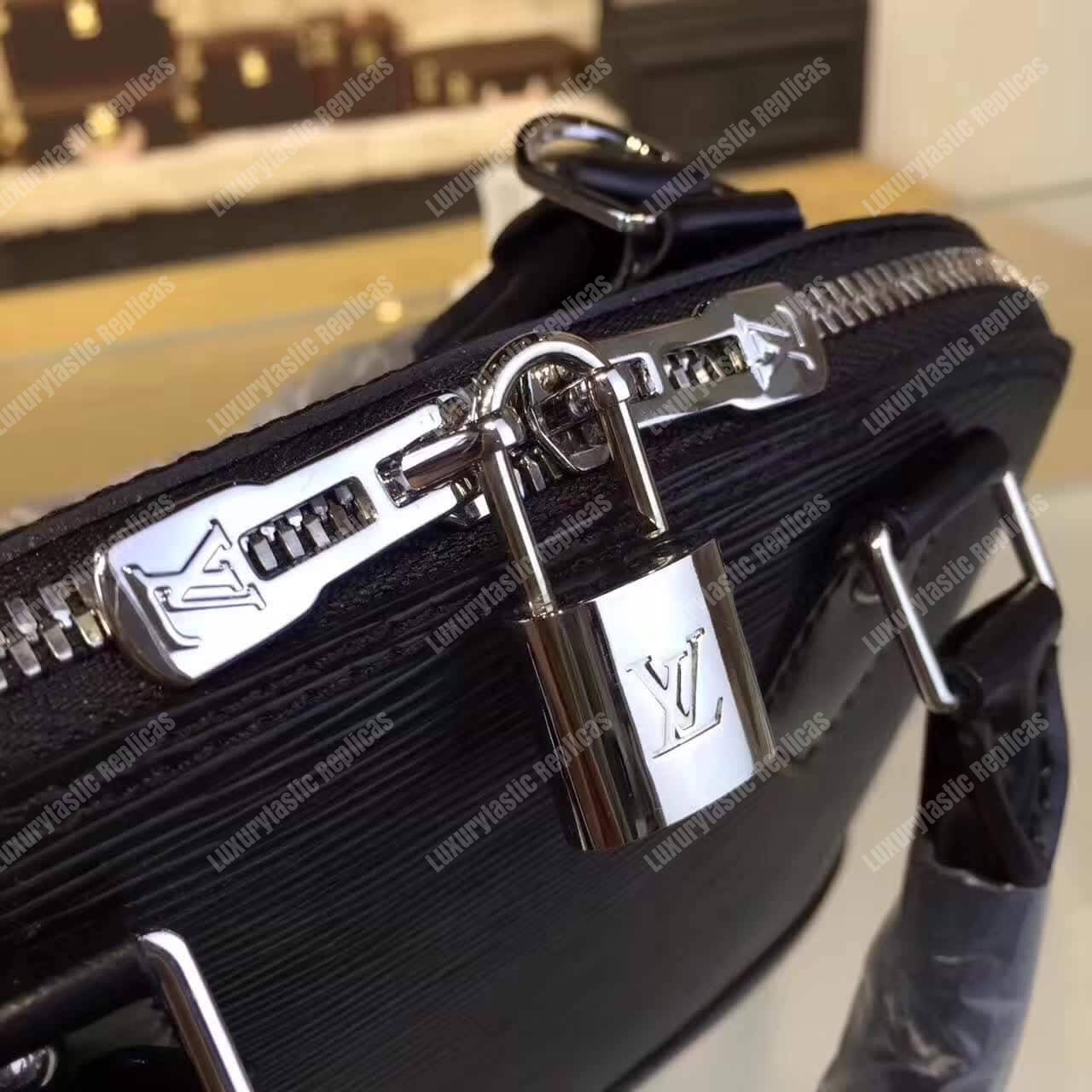 LV Alma BB Epi Leather Noir