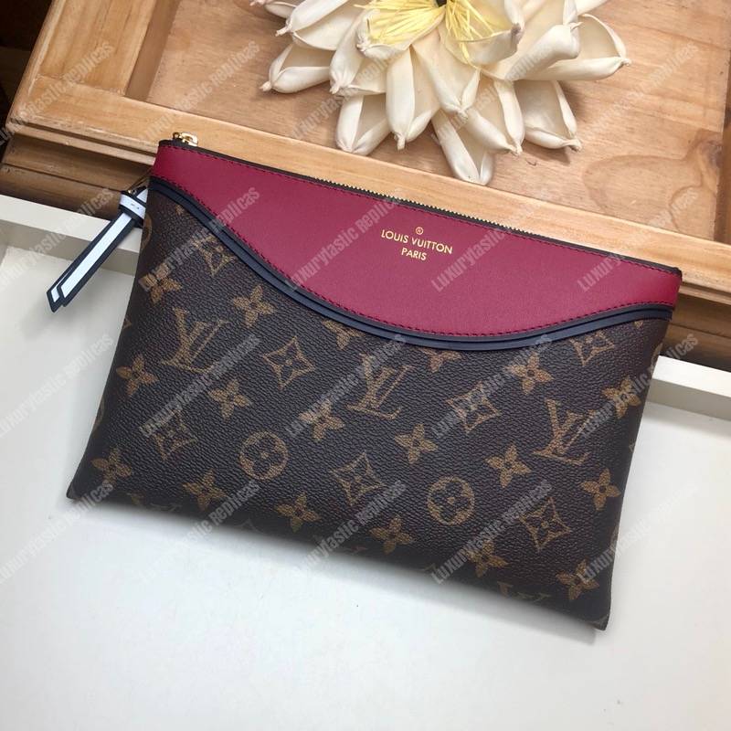 LV Pochette Tuileries Monogram Canvas Bordeaux