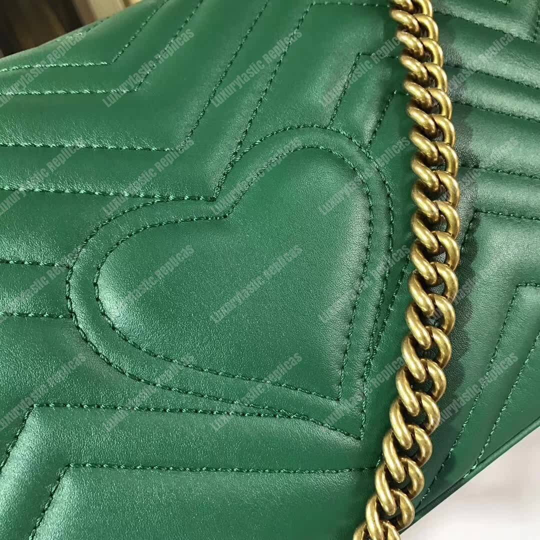 G*u*i gg marmont medium matelasse shoulder bag butterfly