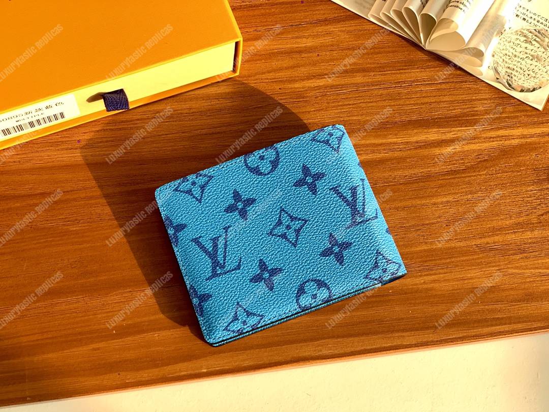 LV Multiple Wallet Blue