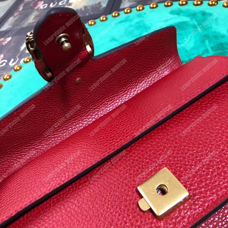 G*u*i dionysus leather small bag red