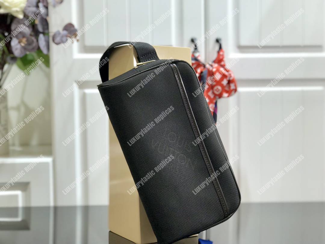 LV Acrobat Body Bag Waist Bag Damier Geant Terre Black