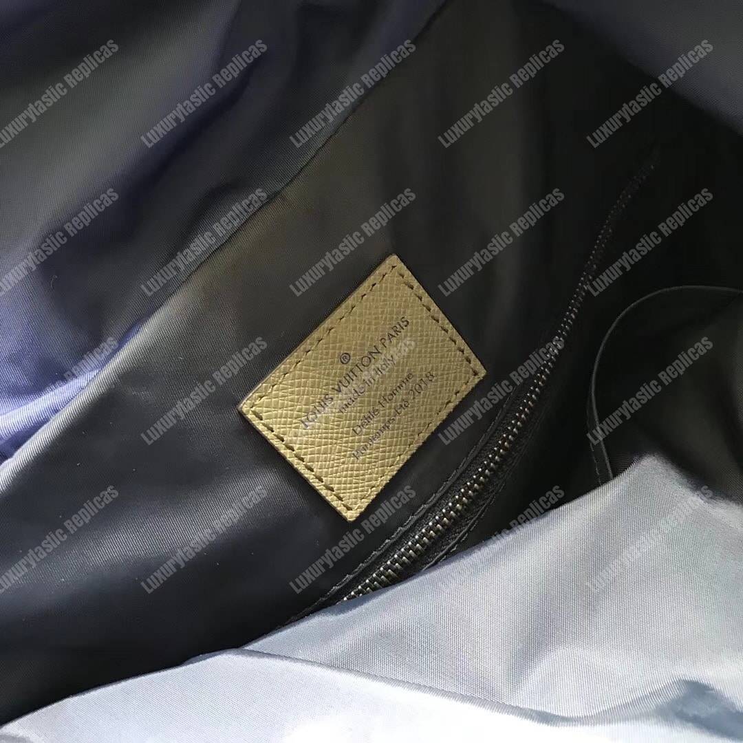 LV Backpack 2 Monogram Canvas Blue