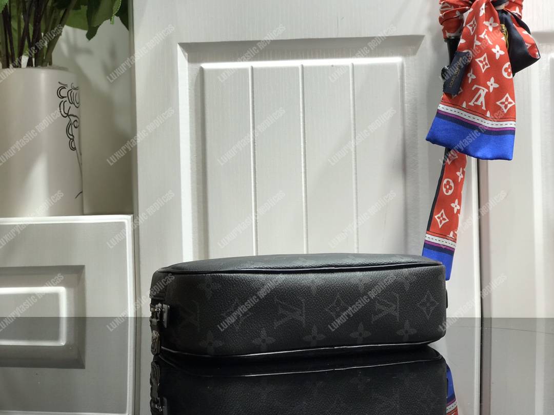 LV Toilet Pouch PM Damier Graphite Canvas