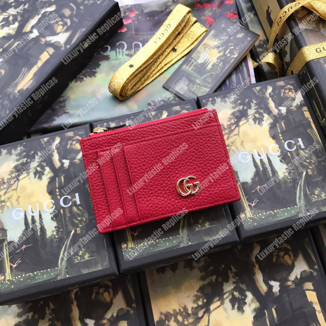 G*u*i gg marmont card case red
