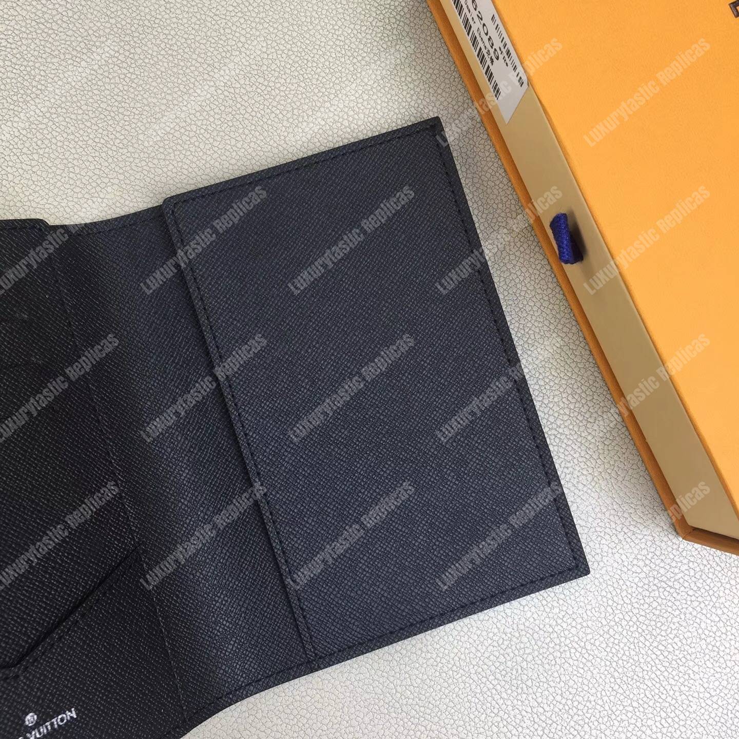 LV Passport Cover Damier Graphite Canvas