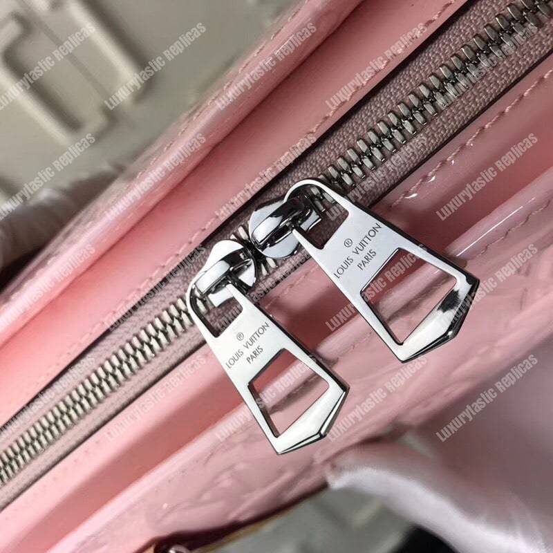 LV Neo Triangle Vernis Leather Rose Ballerine