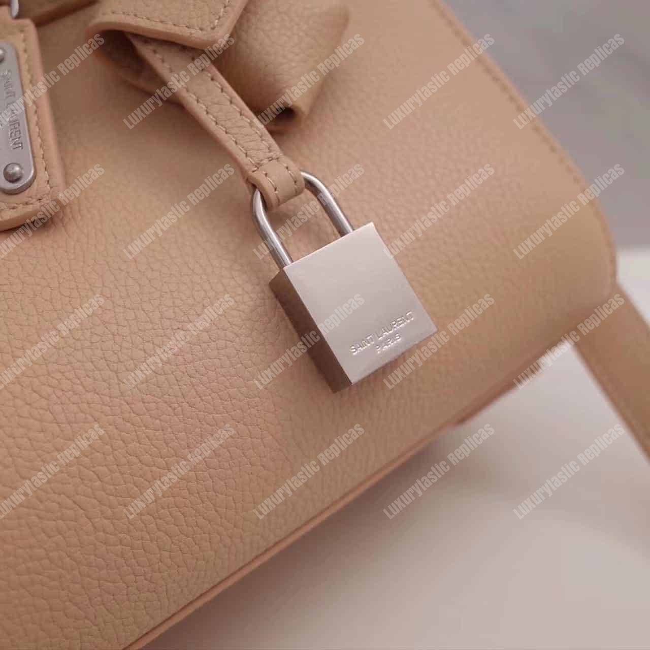 Saint Laurent Sac De Jour Baby Grained Leather Cream