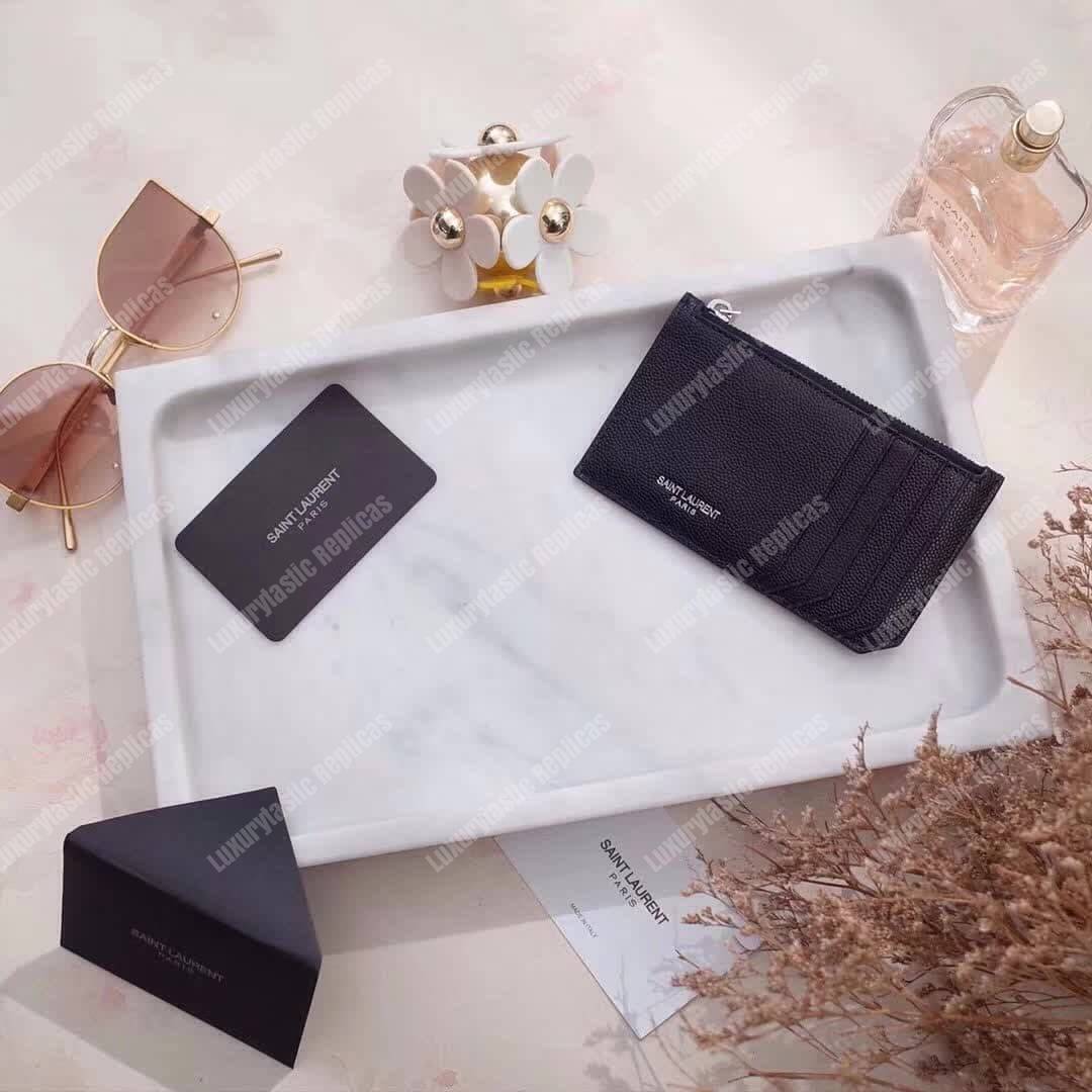 Saint Laurent Paris 5 Fragments Zip Pouch