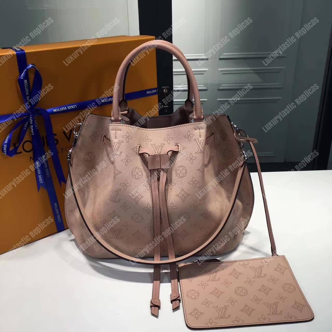 LV Girolata Handbag Mahina Magnolia