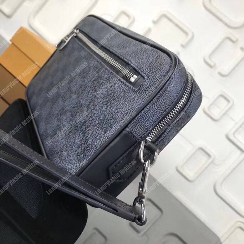 LV Kasai Clutch Damier Graphite Canvas