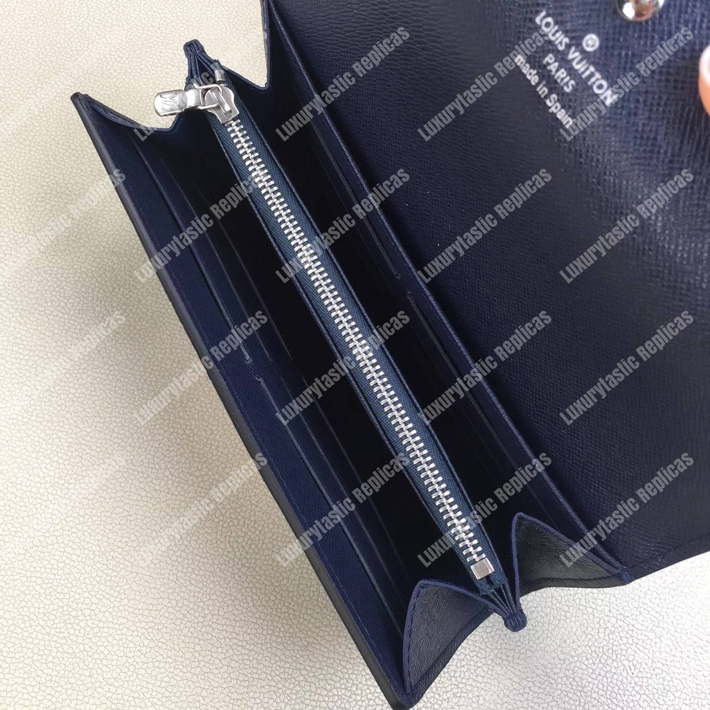 LV Sarah Wallet Epi Leather Noir