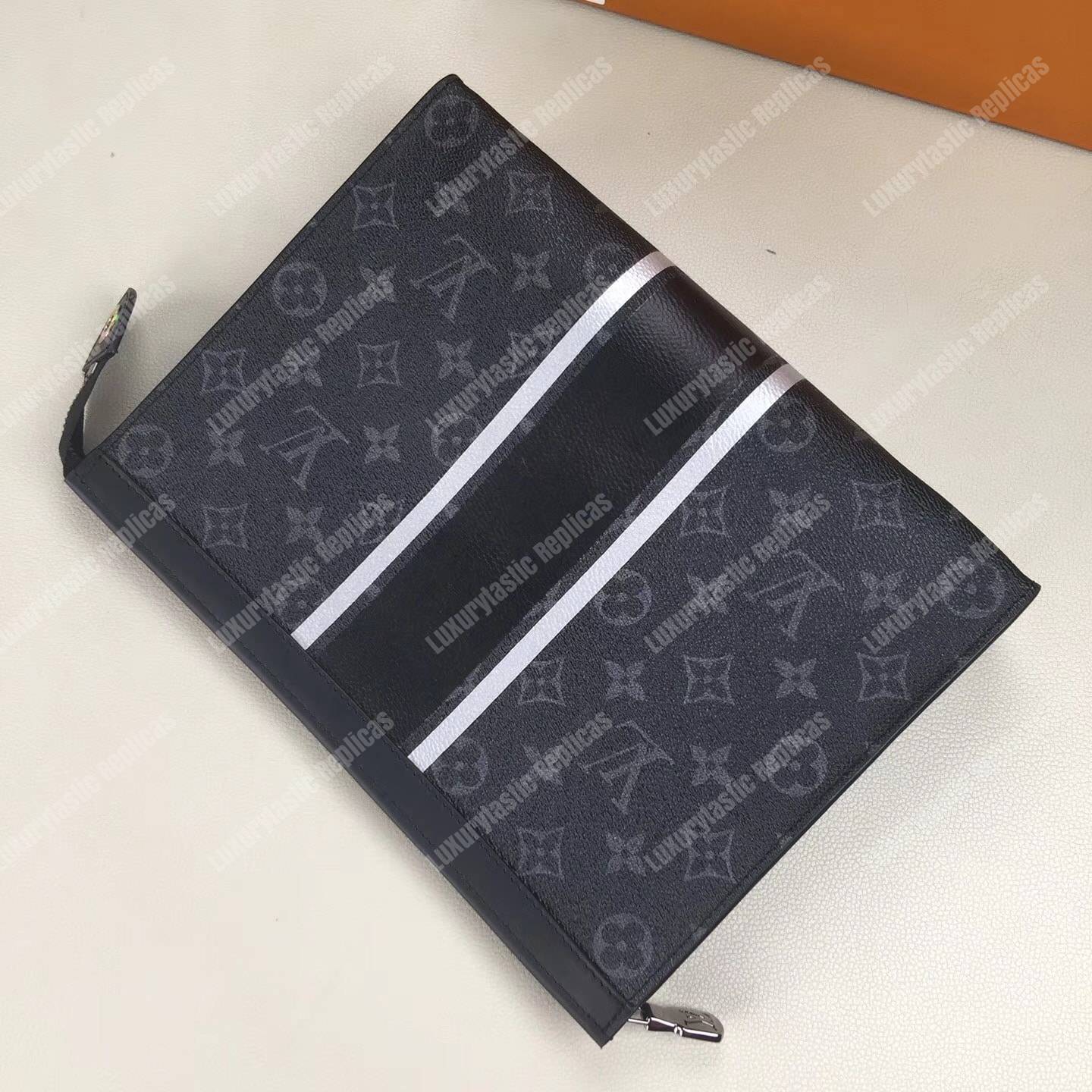 LV Pochette Voyage MM Monogram Eclipse Canvas