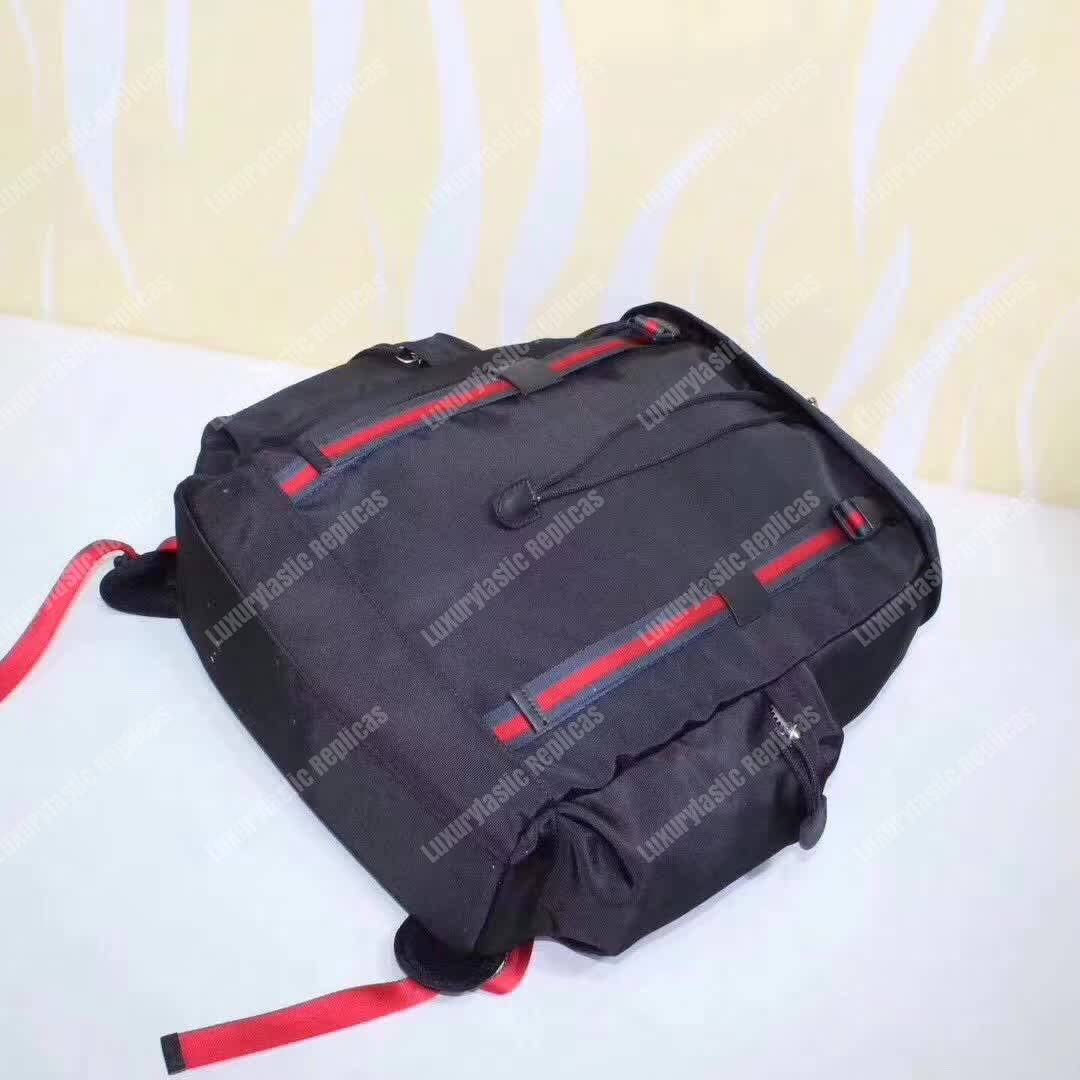 G*u*i techno canvas backpack