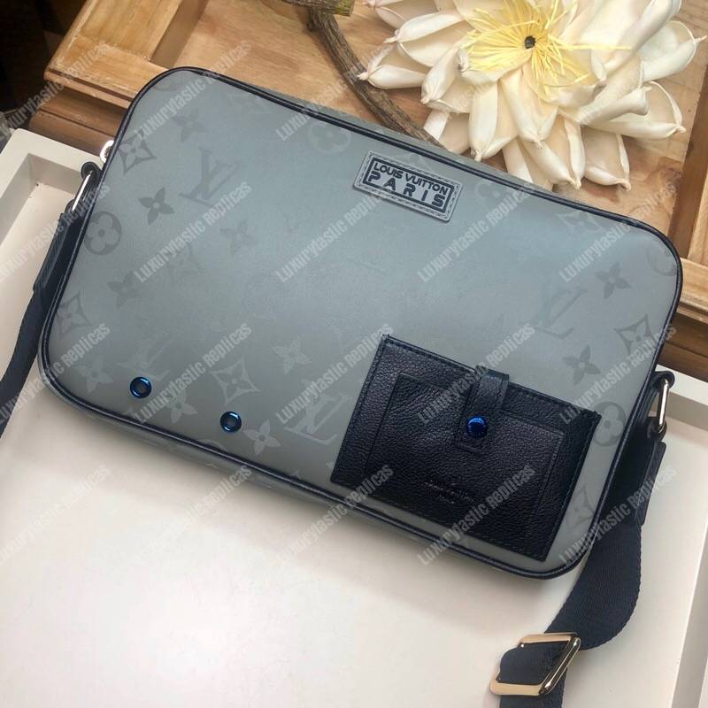 LV Alpha Messenger Monogram Satellite