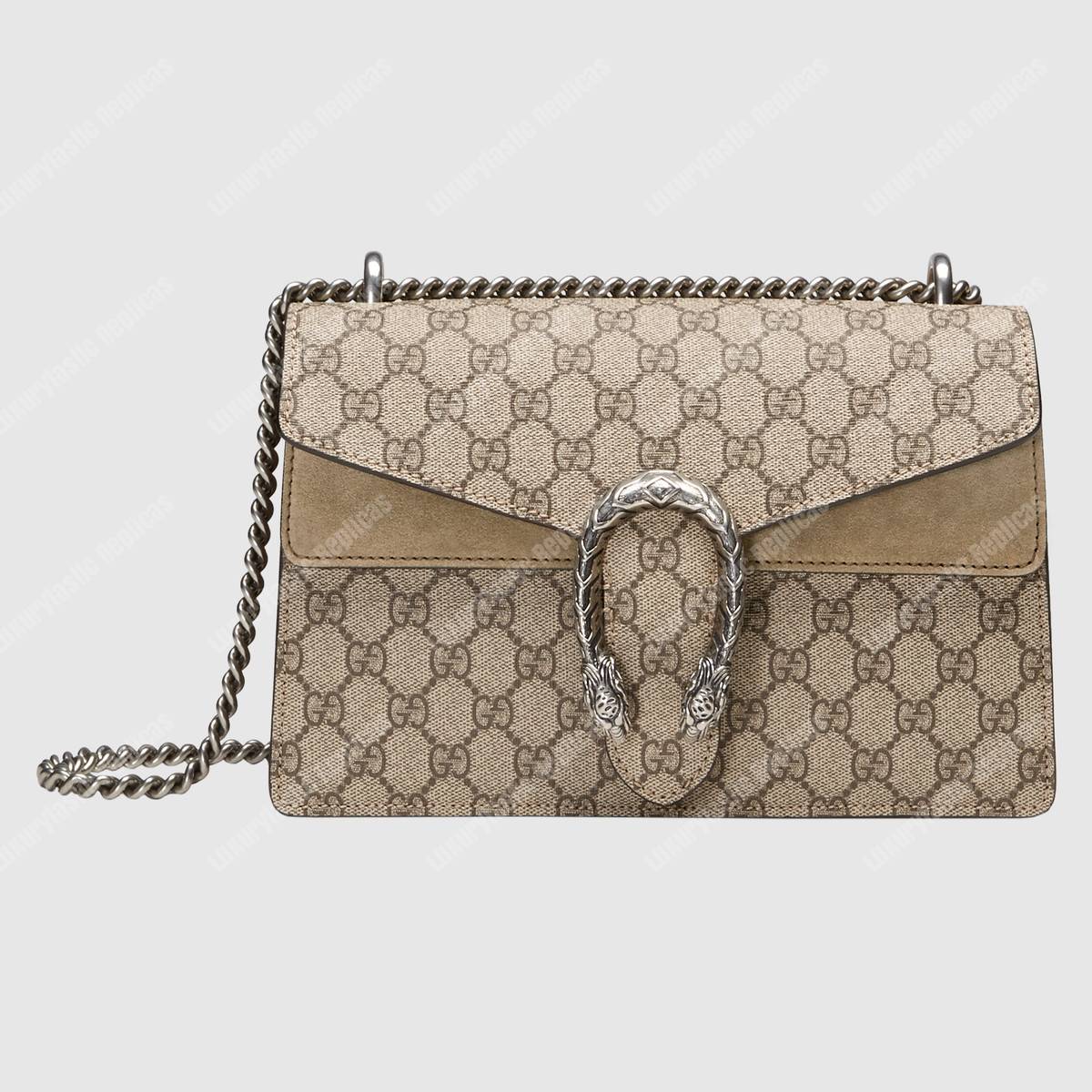 G*u*i dionysus small gg shoulder bag beige brown