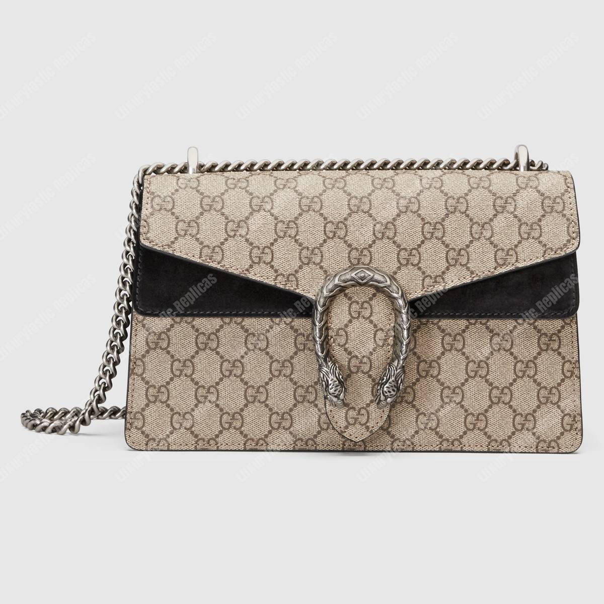 G*u*i dionysus small gg shoulder bag beige black