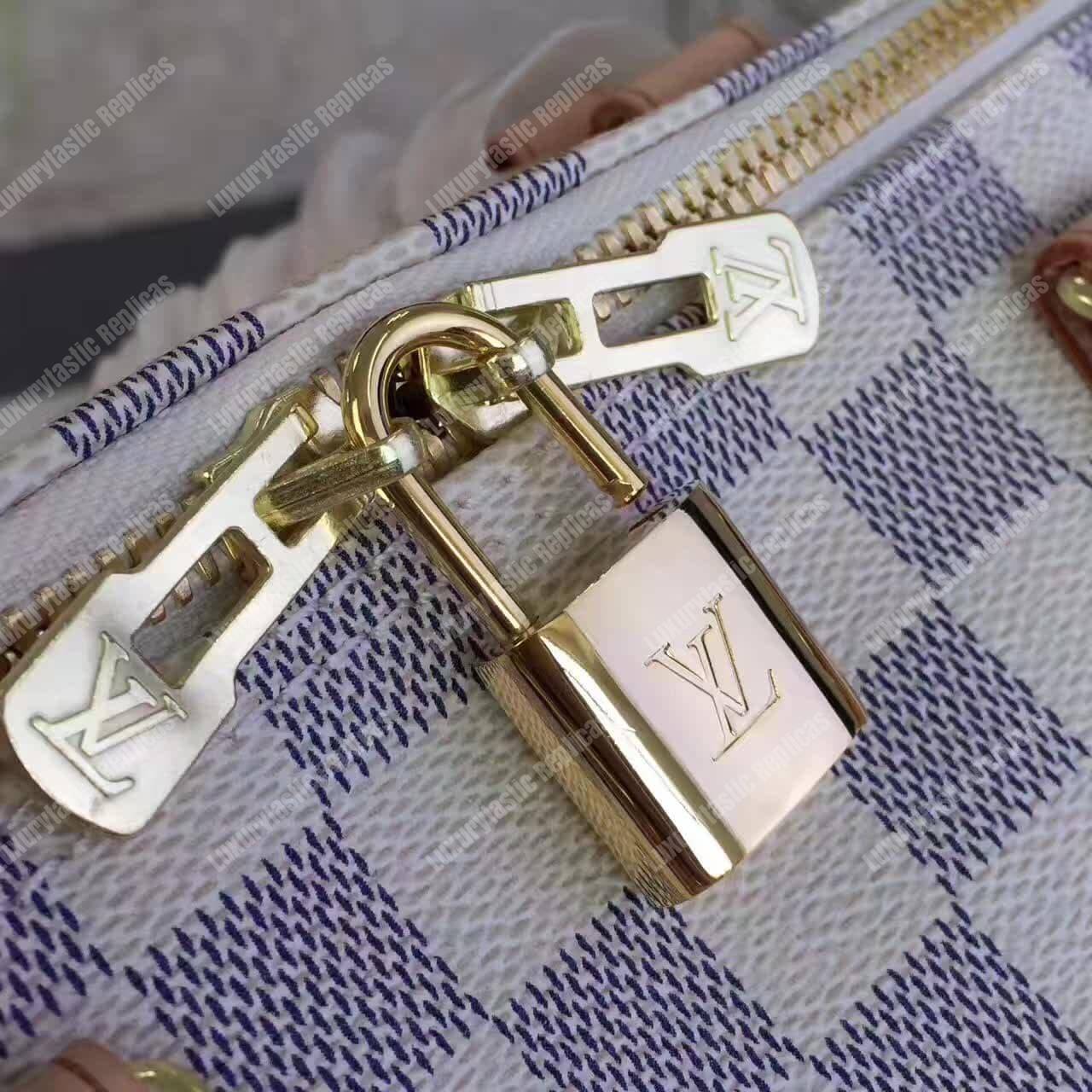 LV Speedy Bandouliere 30 Damier Azur Canvas