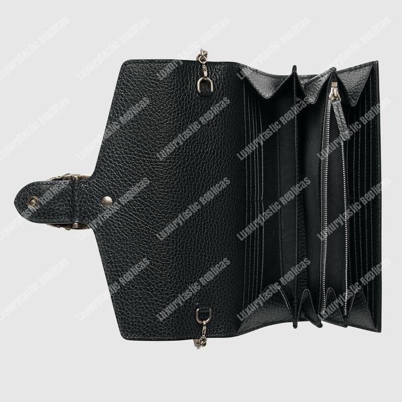 G*u*i dionysus gg sup*e mini leather chain bag black