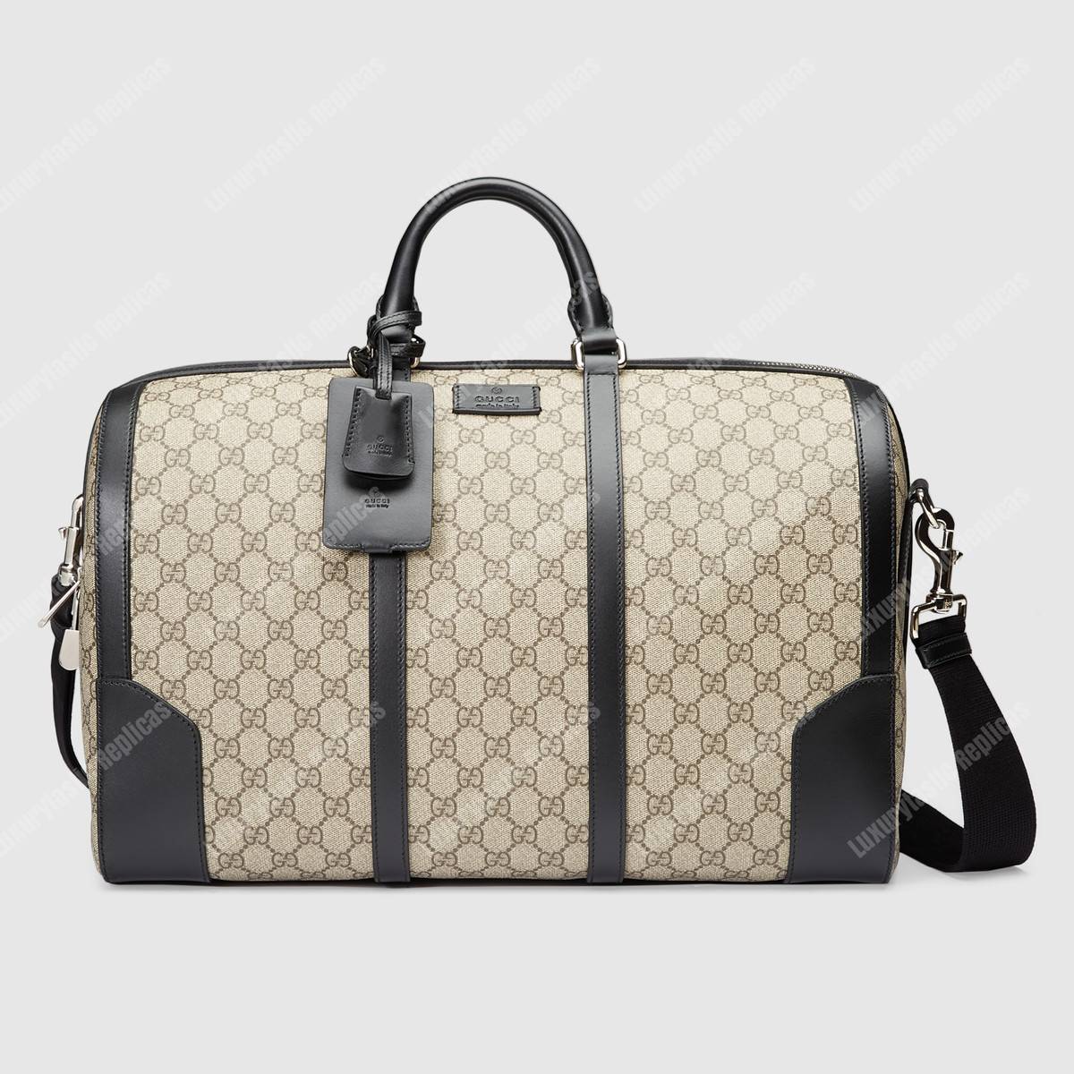 G*u*i gg sup*e duffle bag beige/ebony