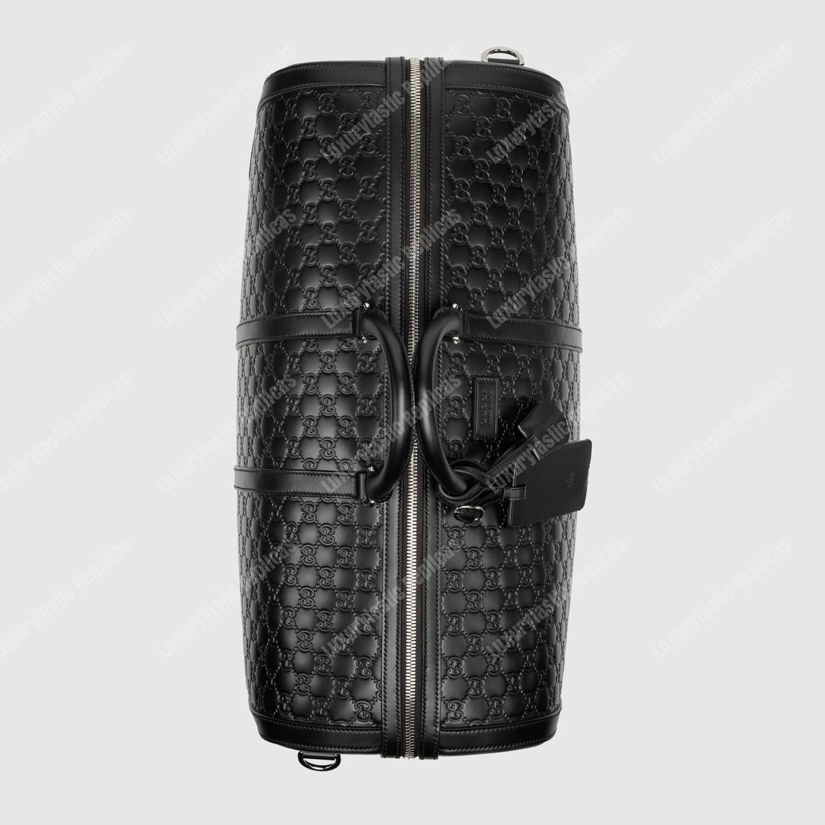 G*u*i signature leather large duffle black