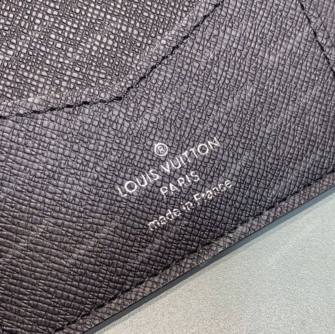 LV Passport Cover Damier Graphite Canvas