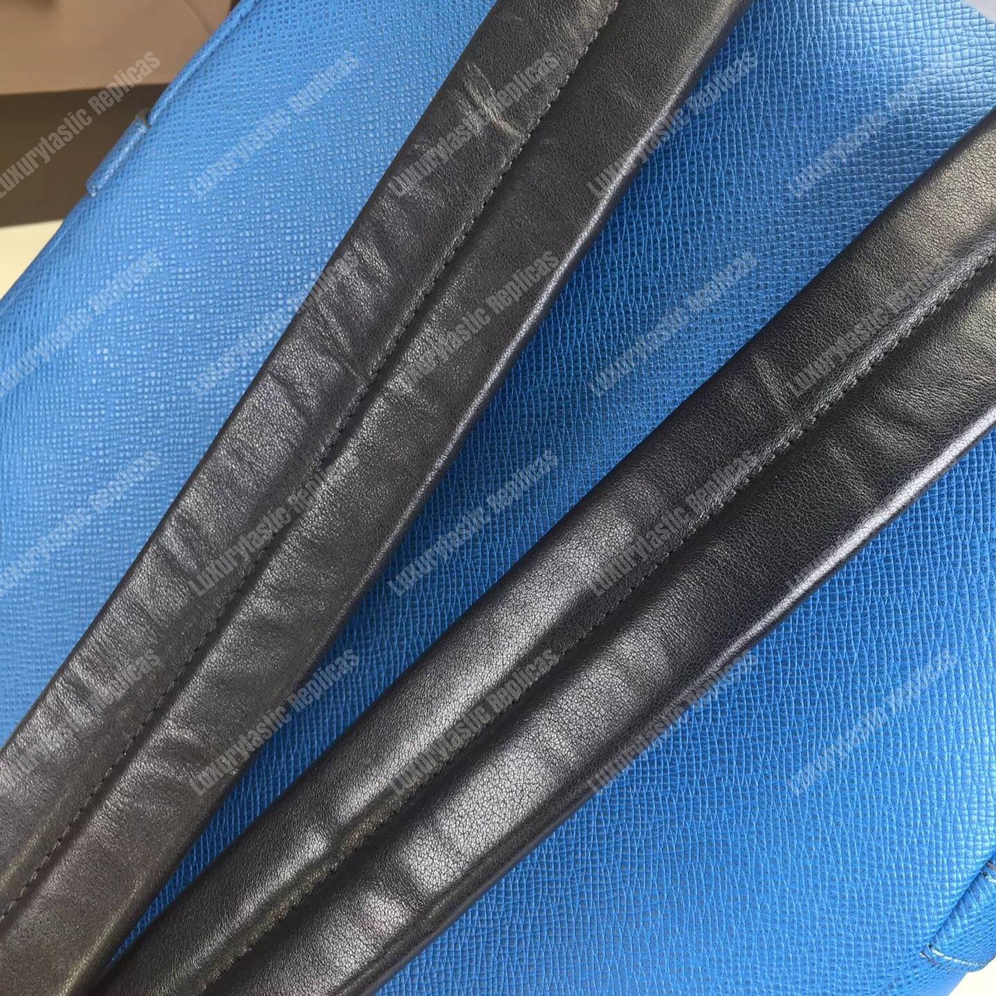 LV Discovery Backpack PM Taiga Leather Cobalt