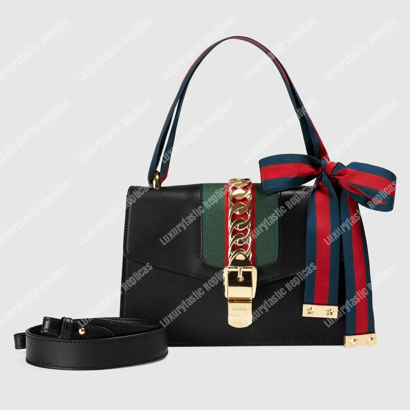 G*u*i sylvie small shoulder bag black