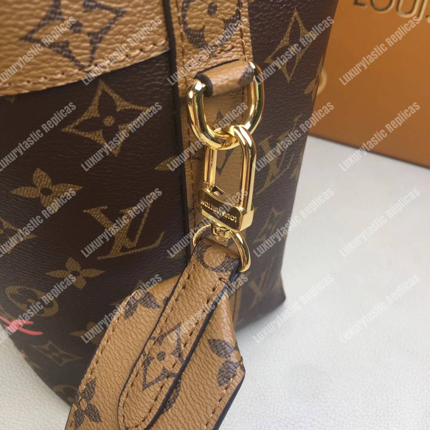 LV City Cruiser PM Tote Bag Reverse Monogram Canvas