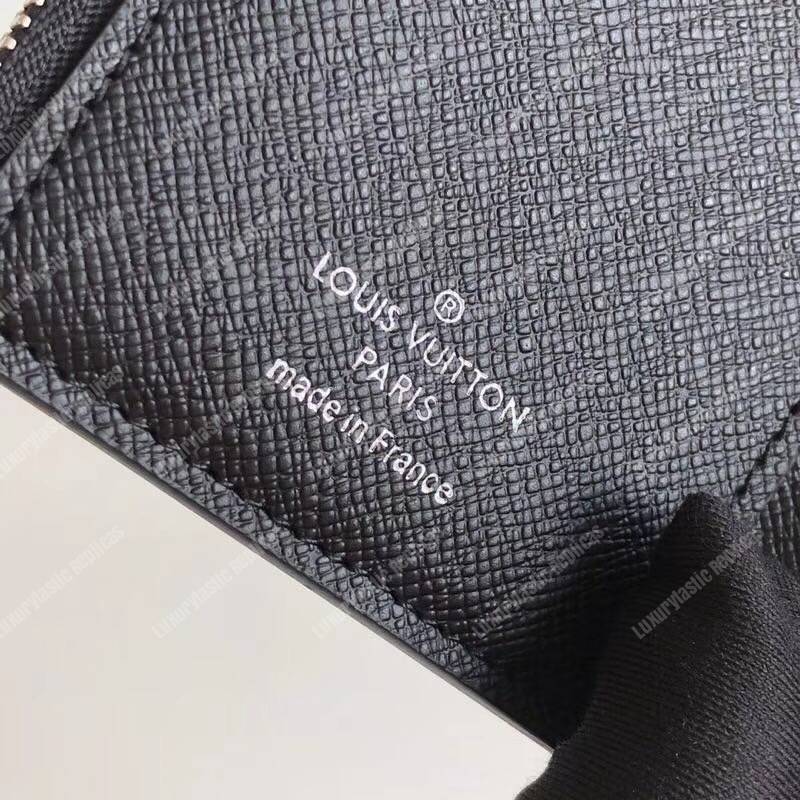 LV Rivets Chain Wallet Monogram Eclipse Canvas