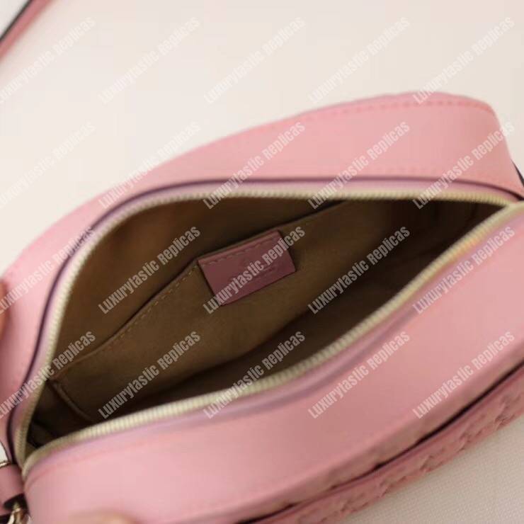 G*u*i signature linea bag light pink