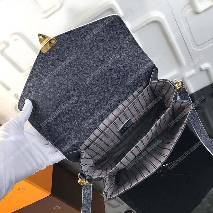 LV Pochette Metis Monogram Empreinte Leather Noir