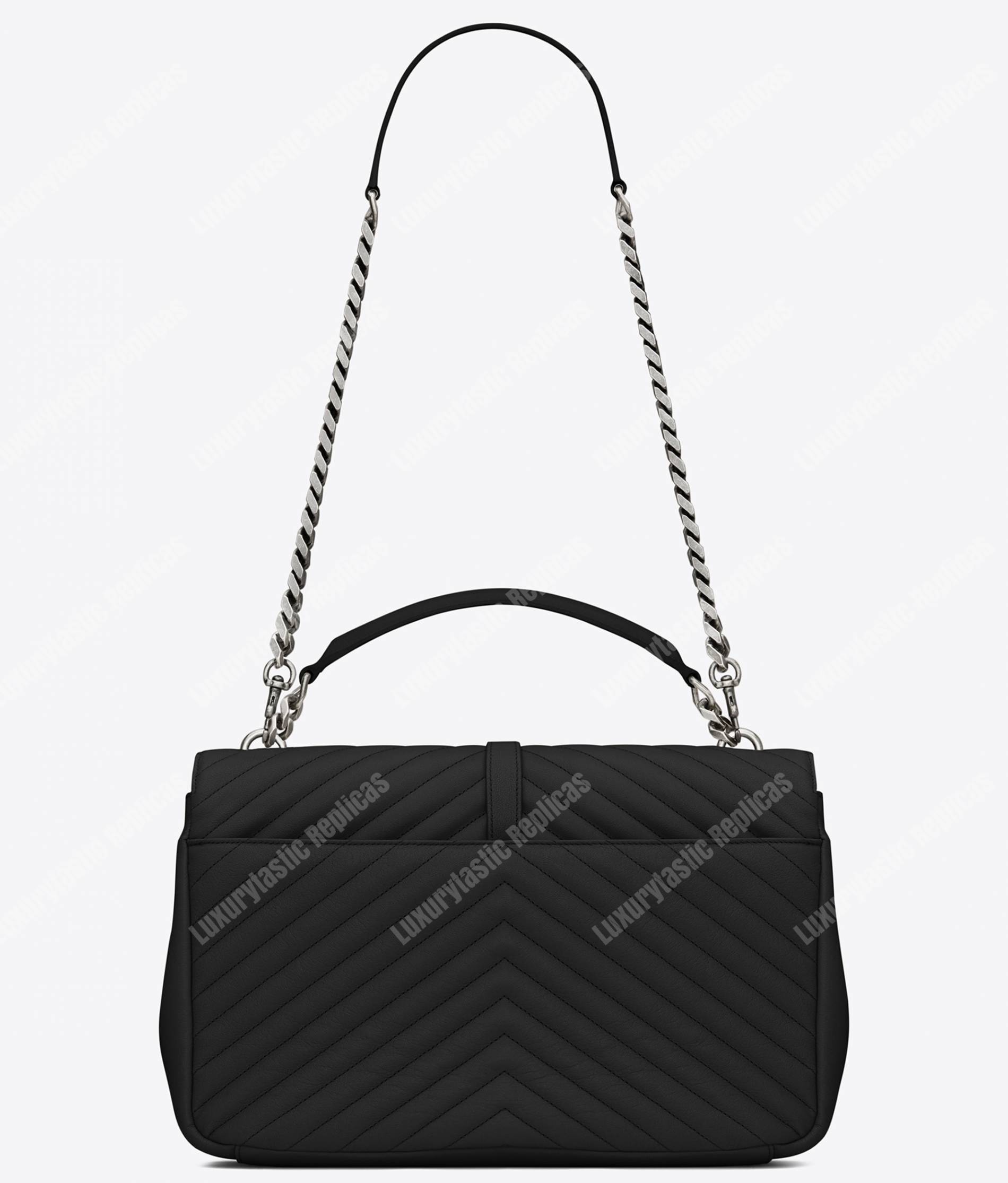 Saint Laurent Large College In Black